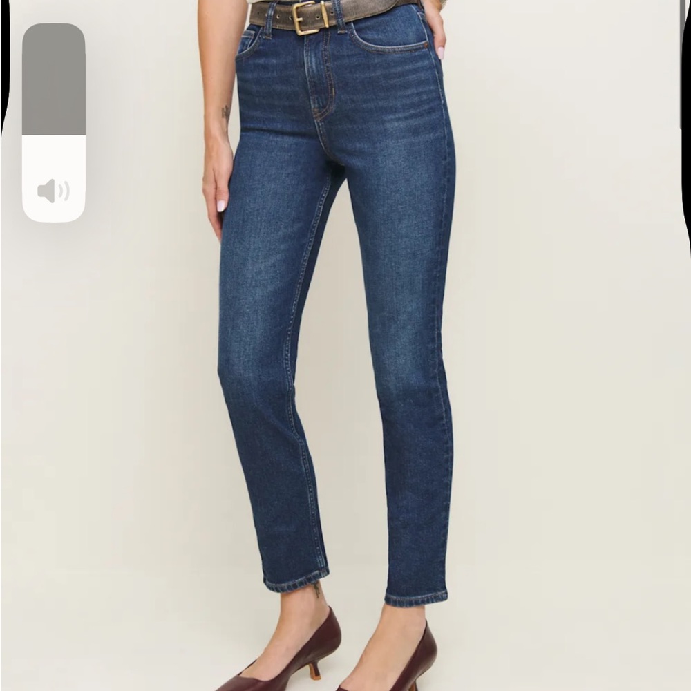 NWT Reformation Ezra Super Stretch High Rise Jeans